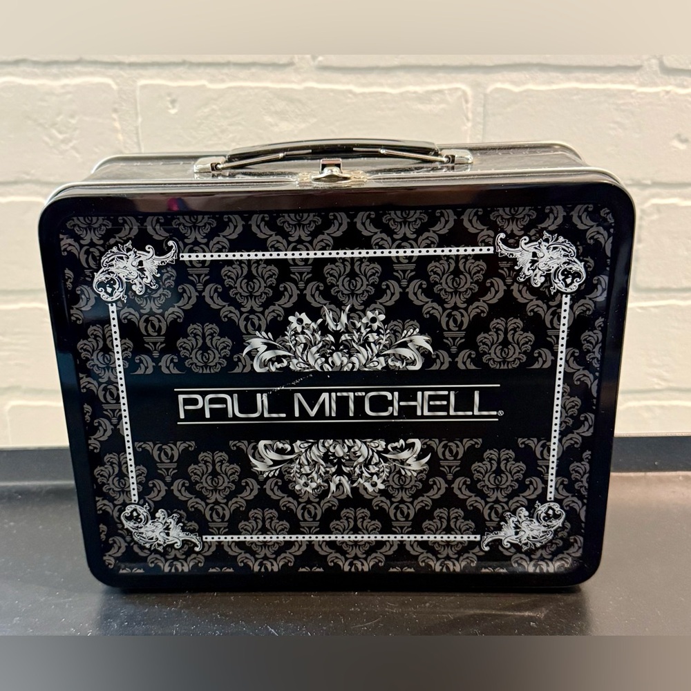 Paul Mitchell Black and Silver Tin